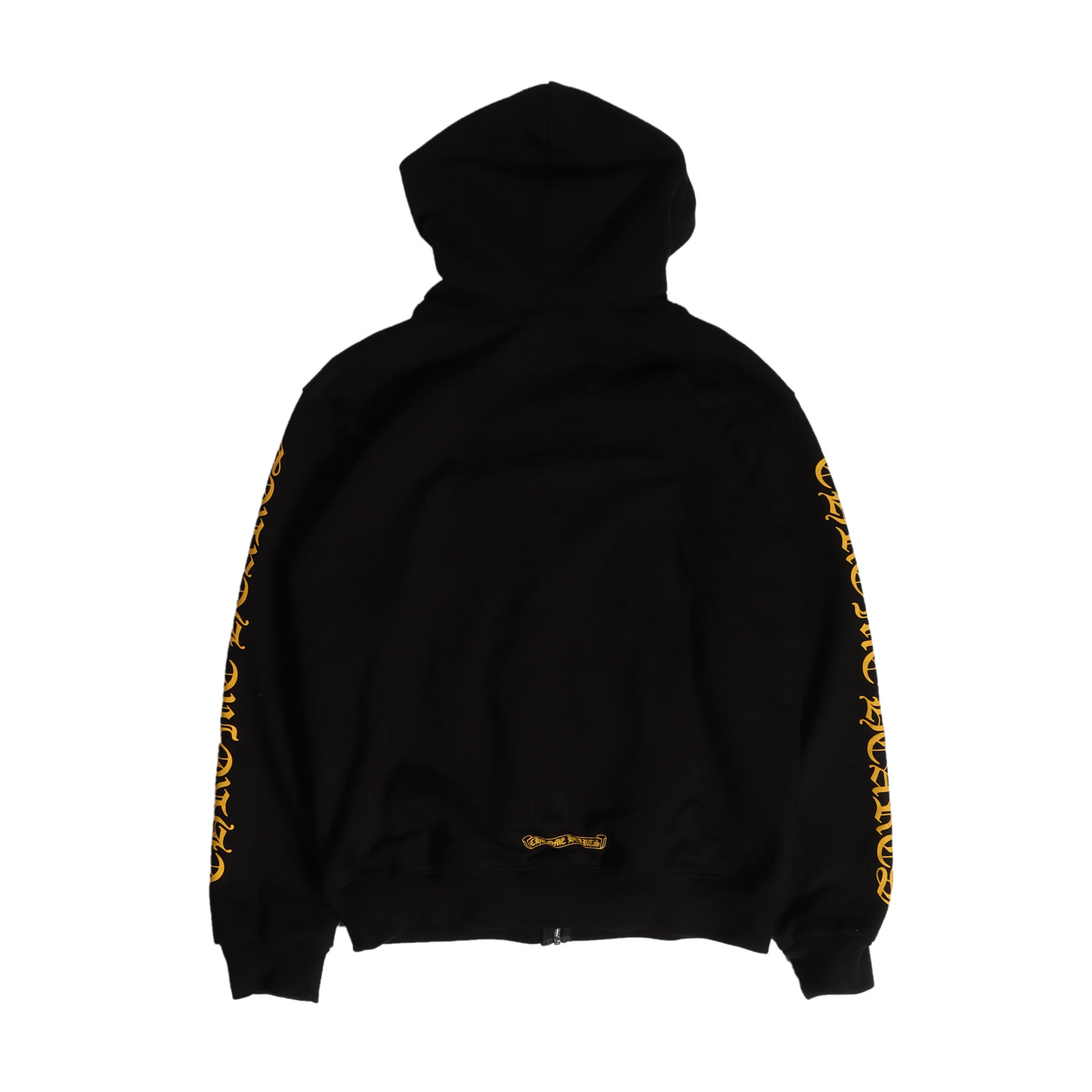 Chrome Hearts Dagger Logo Zip-Up Hoodie Black Yellow [USED] - M (Used)