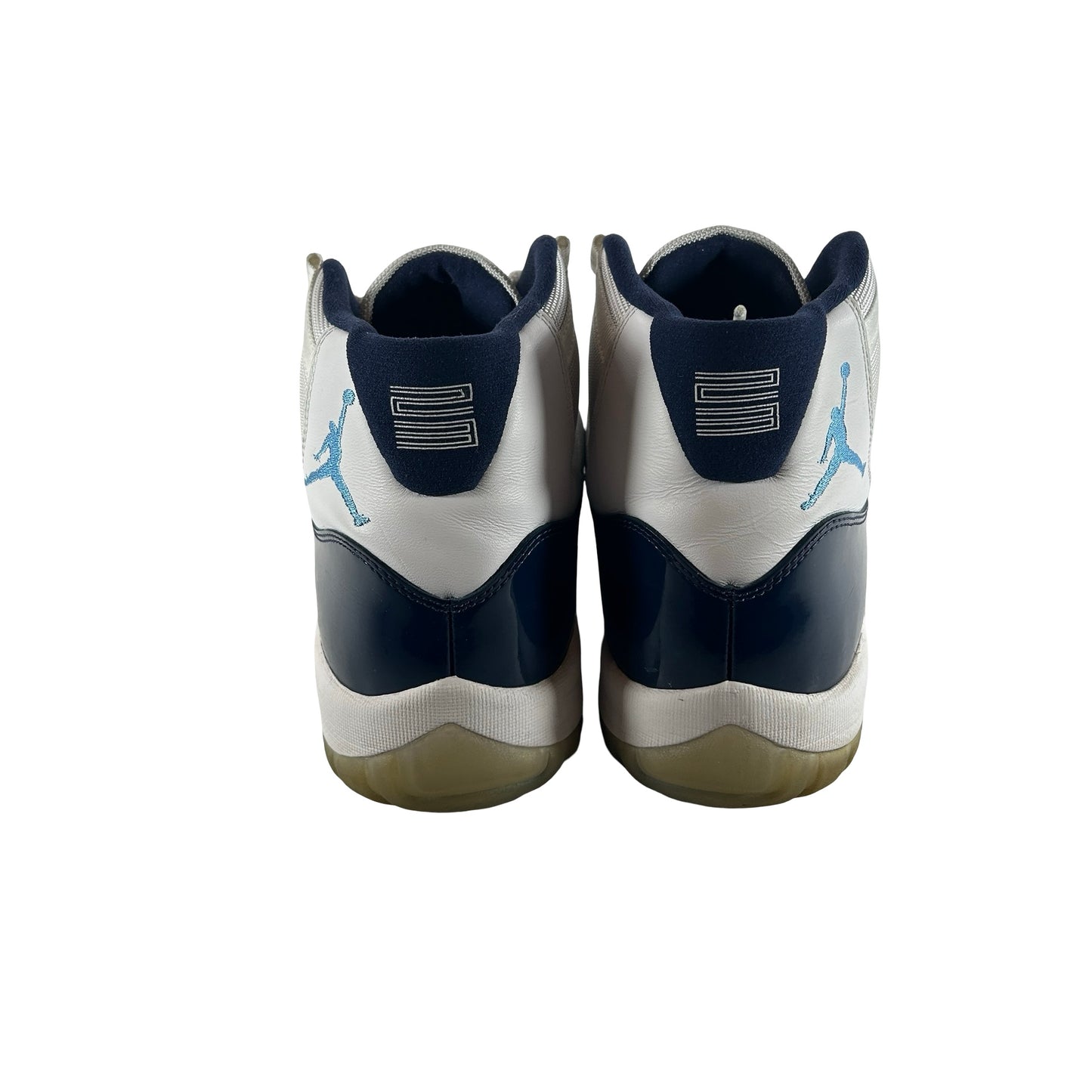 378037 123 Jordan 11 Retro UNC Win Like 82 [USED] - 14 M (Used)