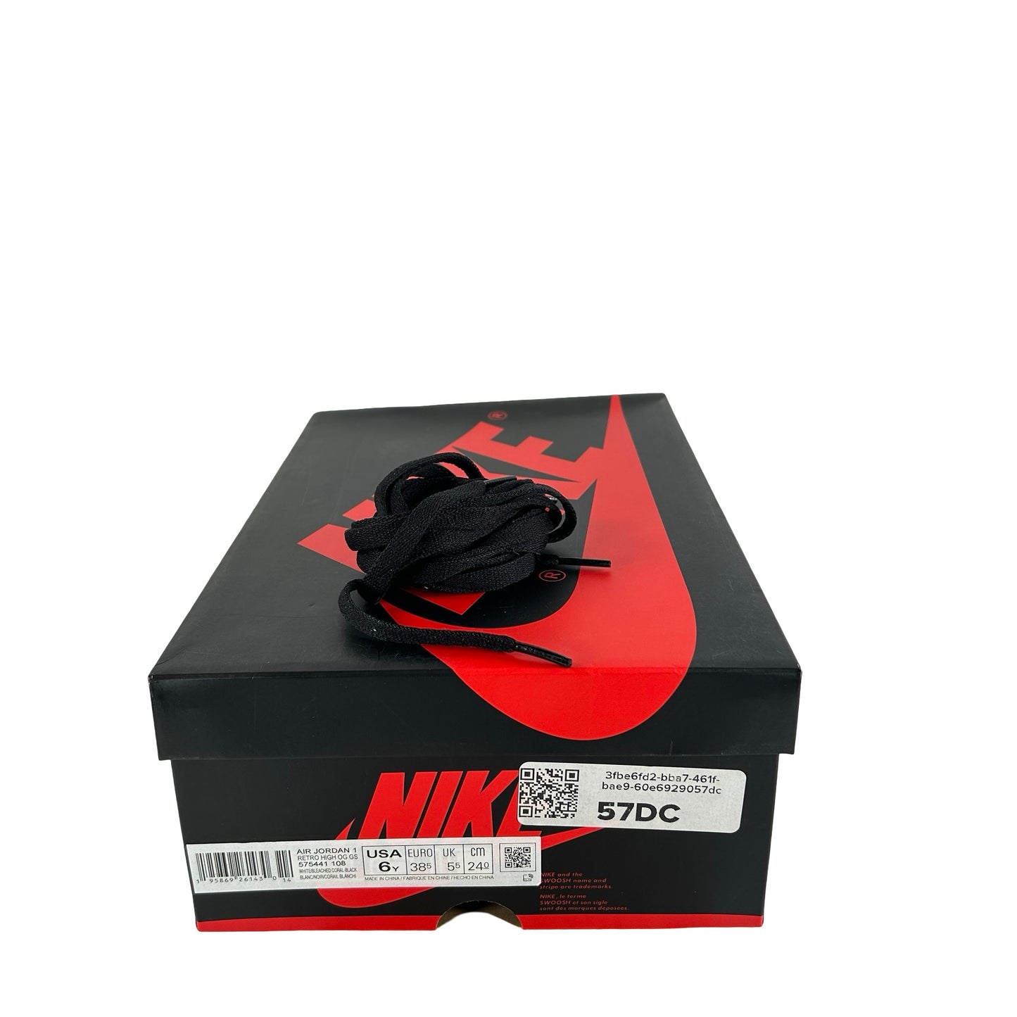 575441 108 Jordan 1 Retro High OG Bleached Coral (GS) [USED] - 6 Y (Used)