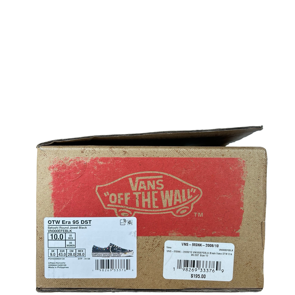 VN000EFEBLK Vans OTW Era 95 Satoshi Nakamoto Round Lucky Charm [USED] - 10 M (Used)