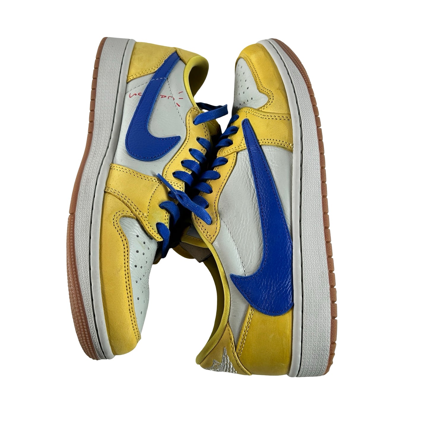 DZ4137 700 Jordan 1 Retro Low OG SP Travis Scott Canary (Women's) [USED] - 11 W (Used2)