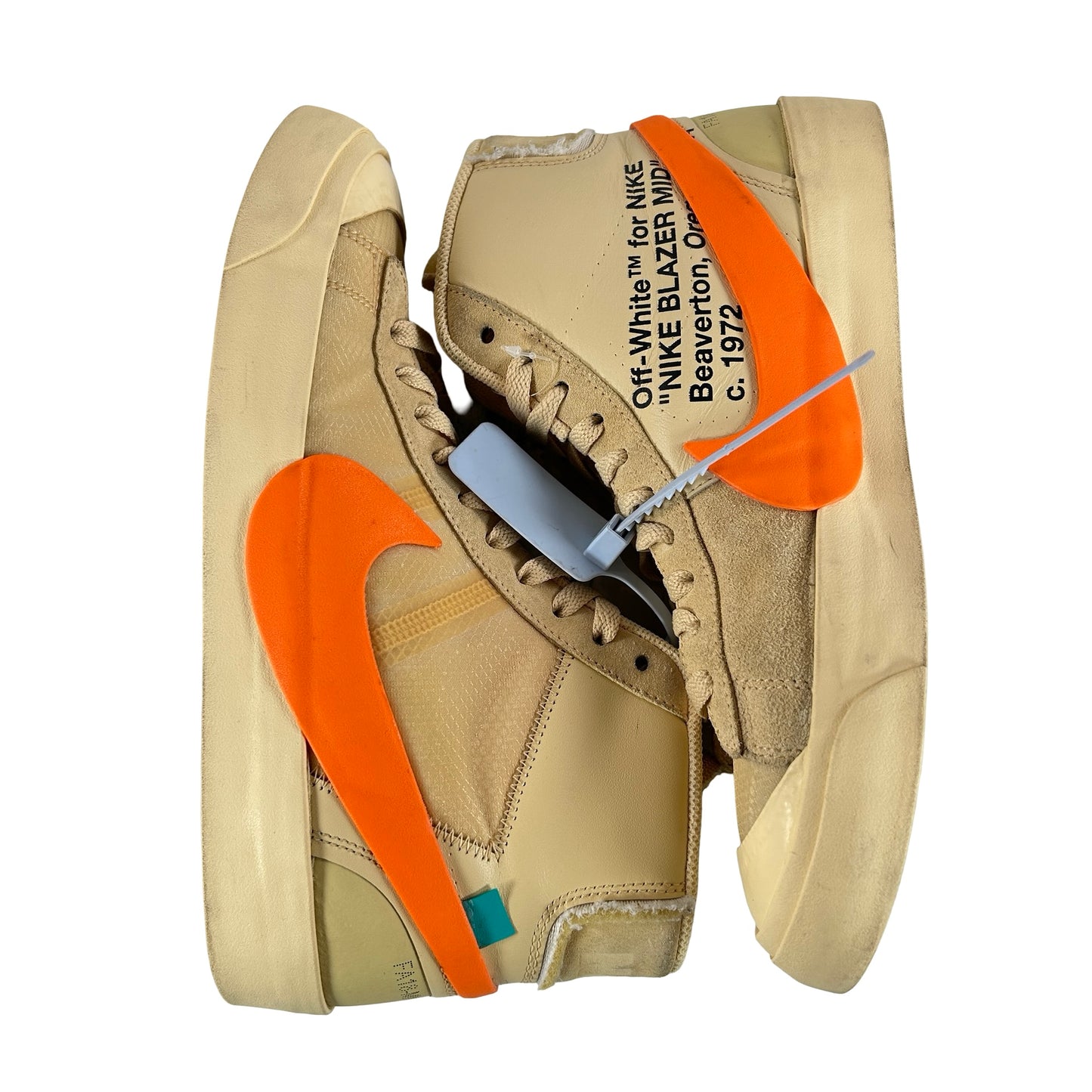 AA3832 700 Nike Blazer Blanco roto Naranja