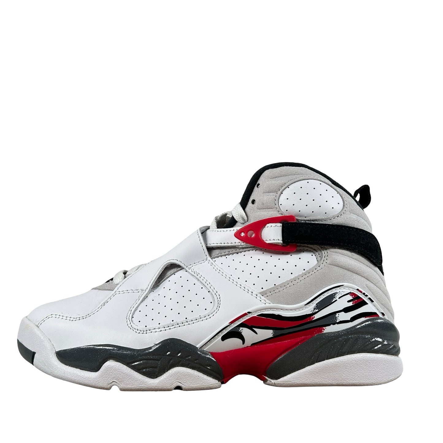 305368 100 Jordan 8 Retro White True Red (2025) (GS) [USED] - 6 Y (Used)