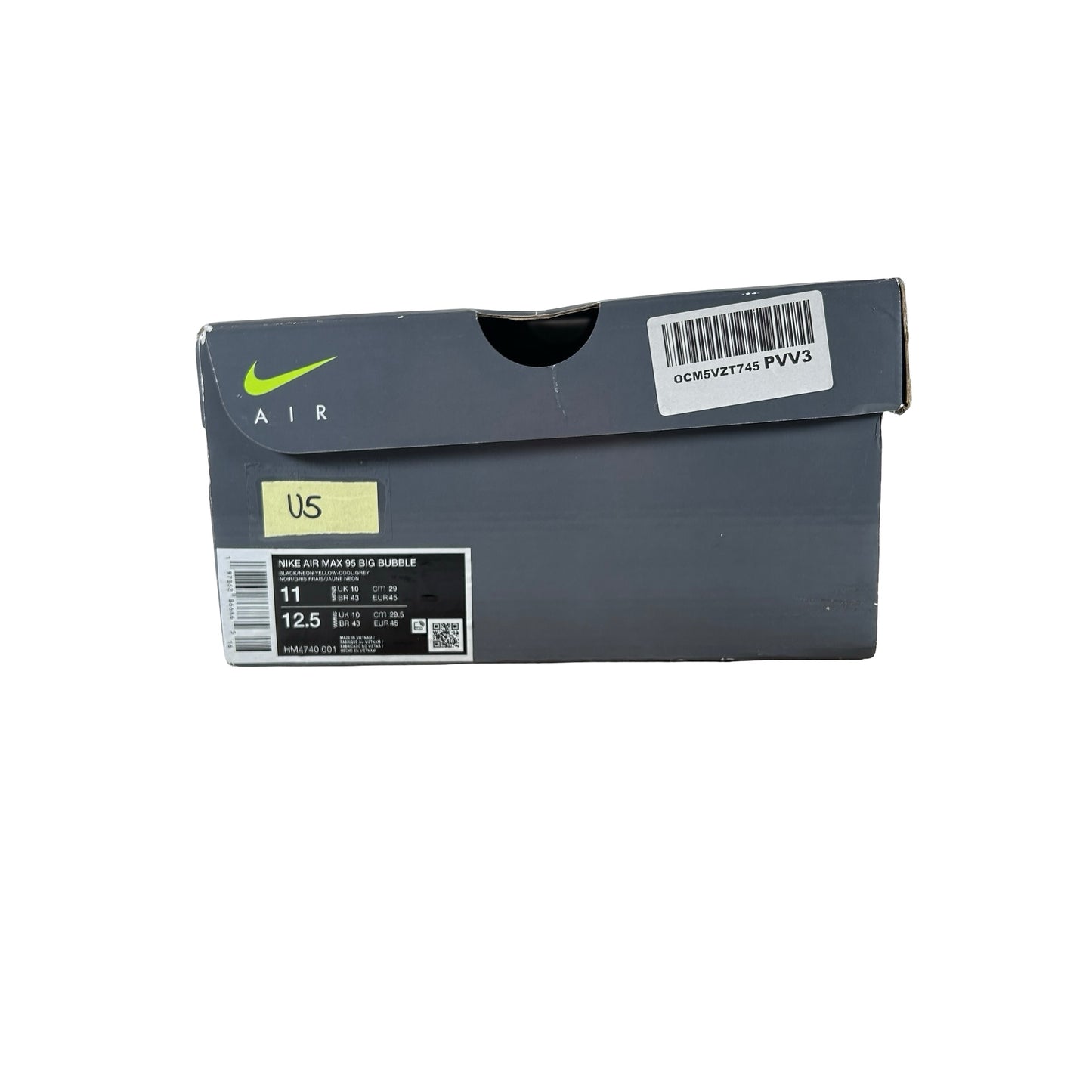 HM4740 001 Nike Air Max 95 OG Big Bubble Neon (2025) [USED] - 11 M (Used5)