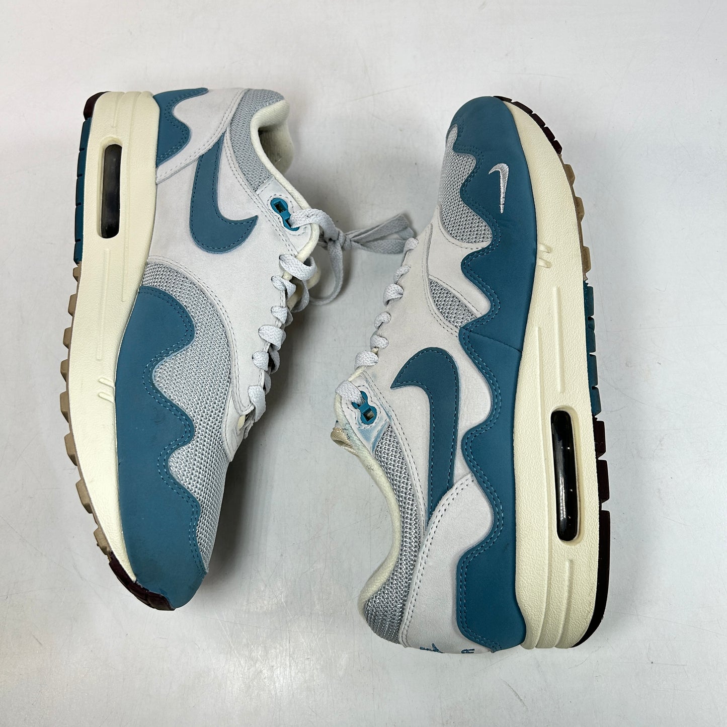 DH1348 004 Nike Air Max 1 Patta Waves Noise Aqua [USED] - 9.5 M (Used)