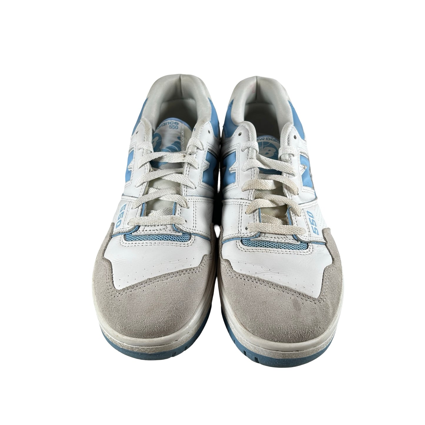 BB550LSB New Balance 550 White Blue Haze Rain Cloud [USED] - 11 M (Used) (No Box)