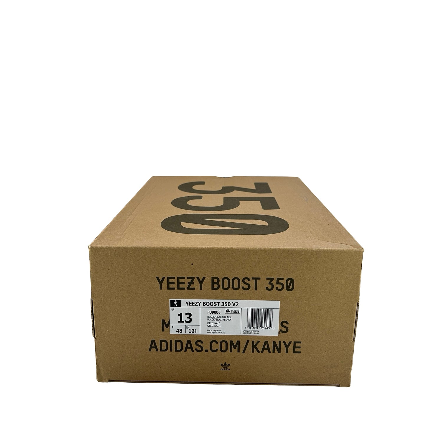 FU9006 adidas Yeezy Boost 350 V2 Black (Non-Reflective) [USED] - 13 M (Used)