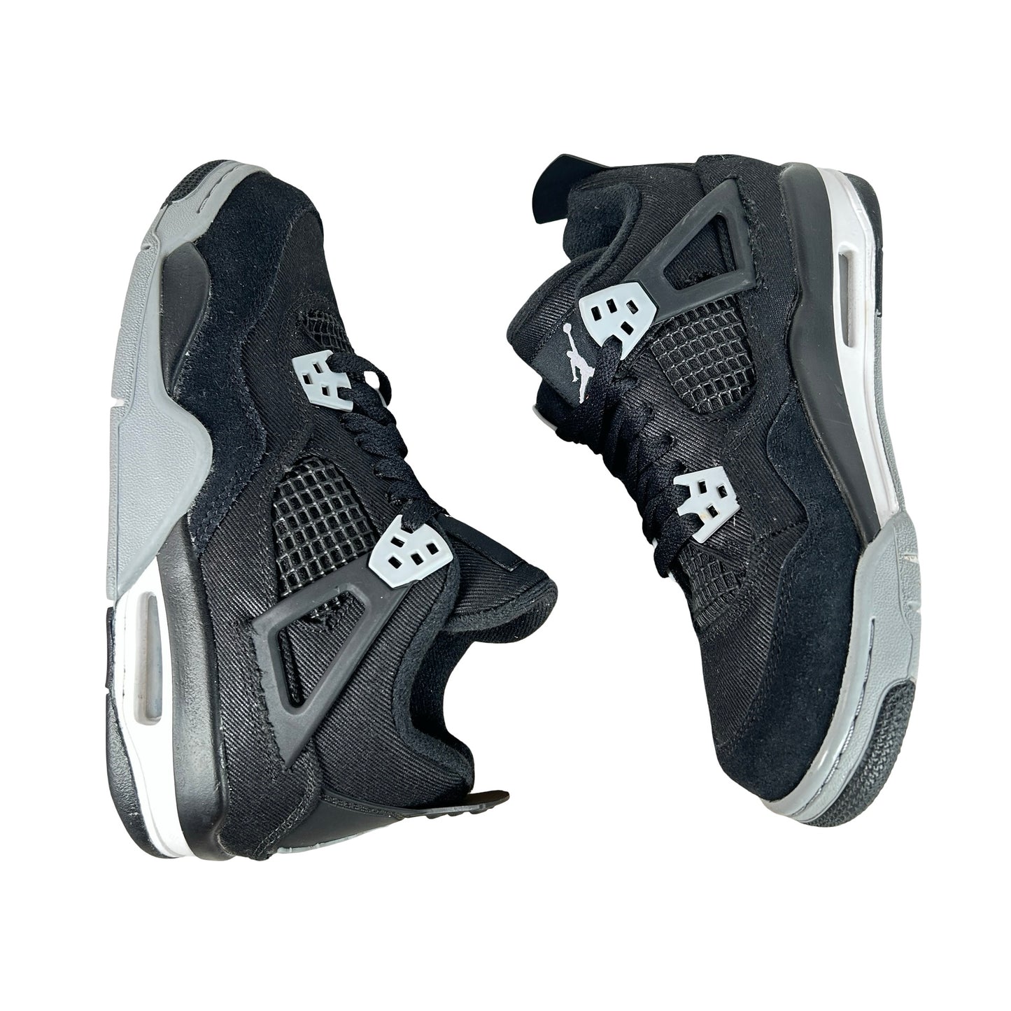 DV0553 006 Jordan 4 Retro Black Canvas GS [USED] - 5.5 Y (Used2)