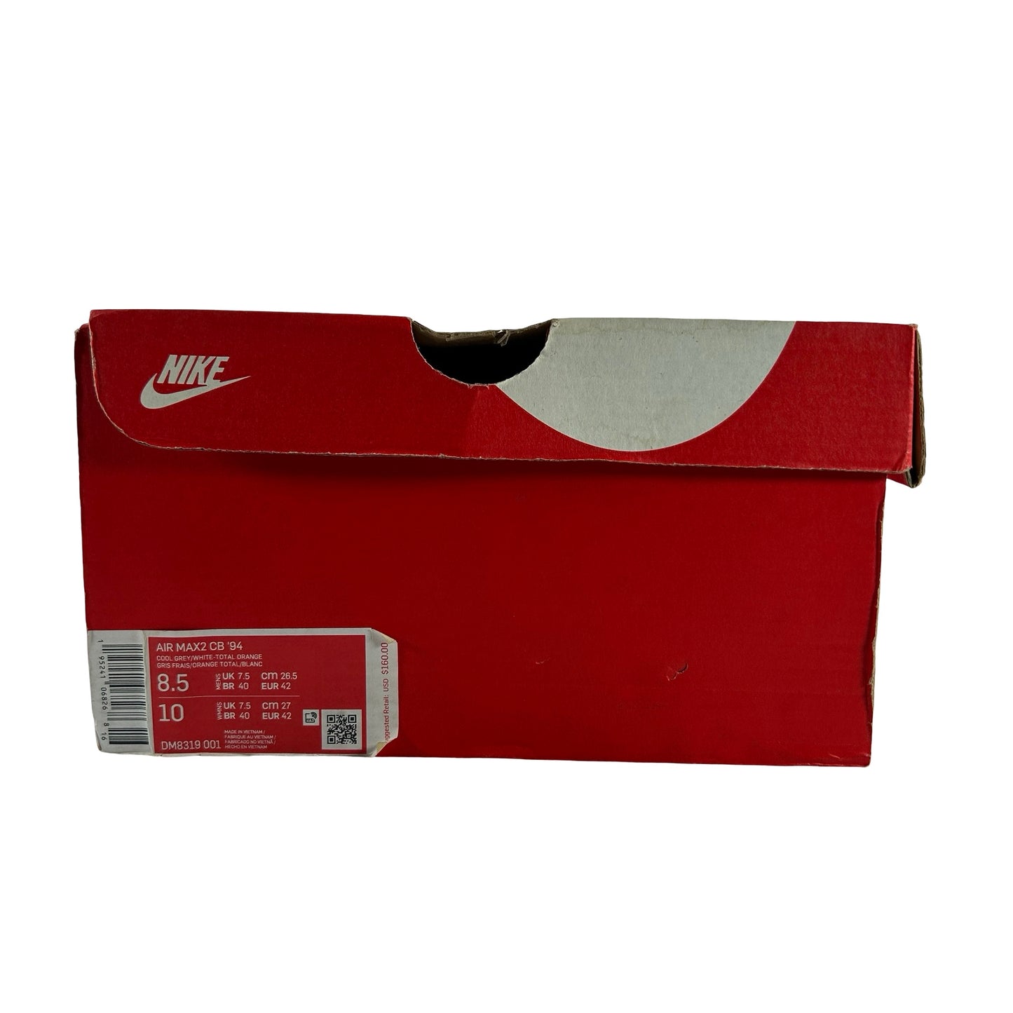 DM8319 001 Nike Air Max 2 CB '94 Cool Grey [USED] - 8.5 M (Used)