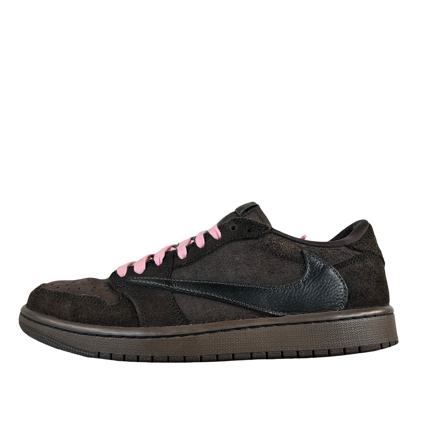 DM7866 202 Jordan 1 Retro Low OG SP Travis Scott Velvet Brown [USED] - 8 M (Used5)