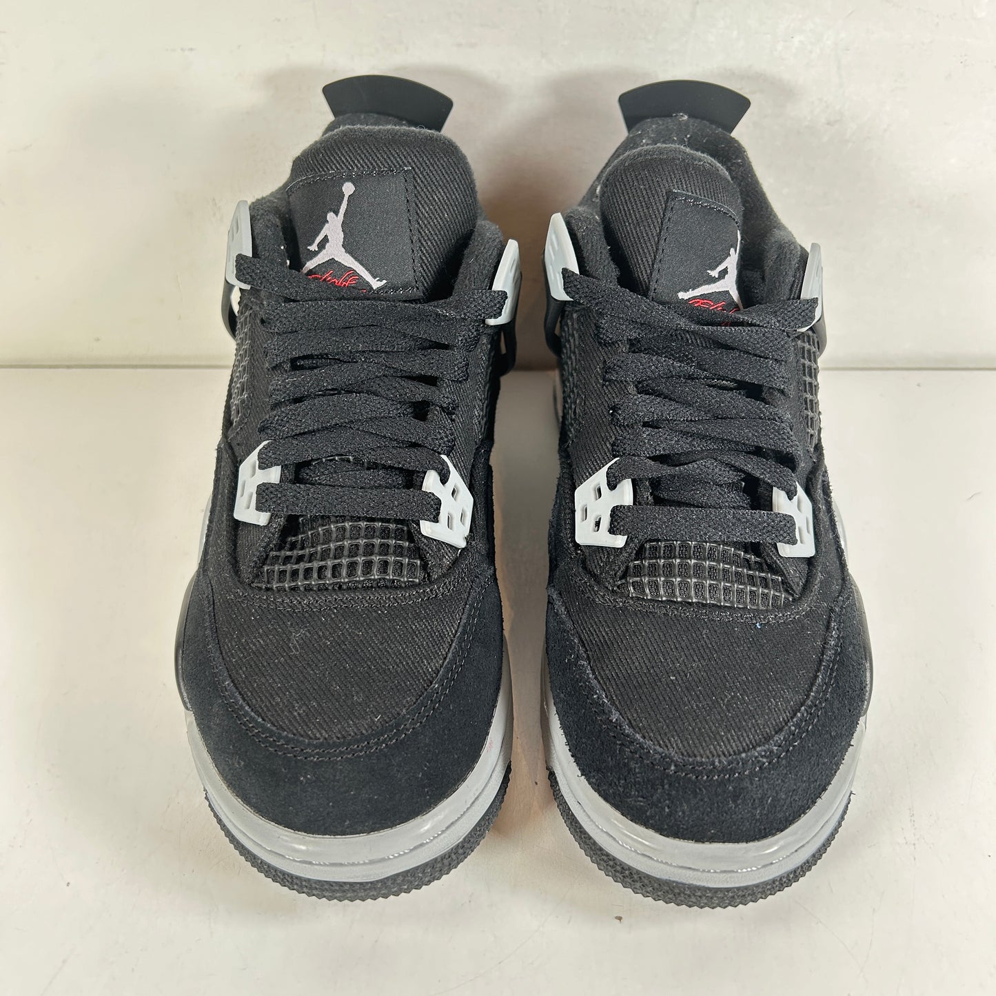 DV0553 006 Jordan 4 Retro Black Canvas GS [USED] - 4.5 Y (Used)