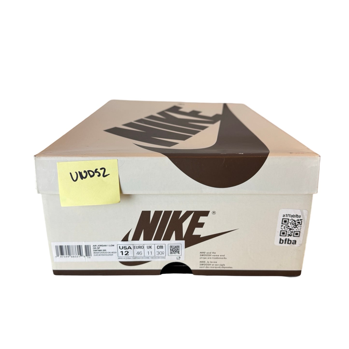DM7866 200 Jordan 1 Retro Low OG SP Travis Scott Medium Olive [USED] - 12 (VNDS2)