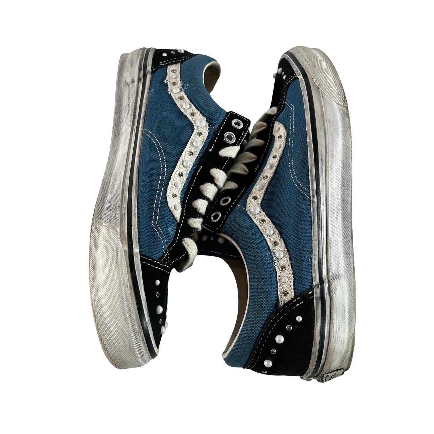 VN000E8VYA6 Vans LX Old Skool 36 Pearlized Pack Black Navy [USED] - 11.5 M (Used2)