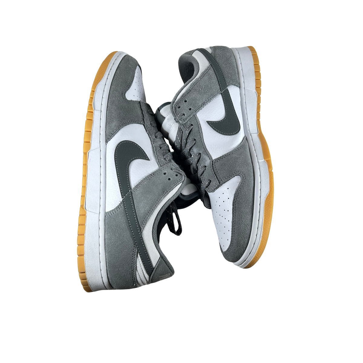 FV0389 100 Nike Dunk Low Smoke Grey Gum 3M Swoosh [USED] - 13 M (Used)