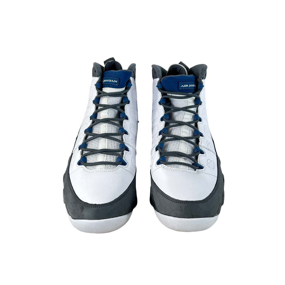 HV4794 100 Jordan 9 Retro Flint Grey French Blue (2026) [USED] - 13 M (Used) (No Box)