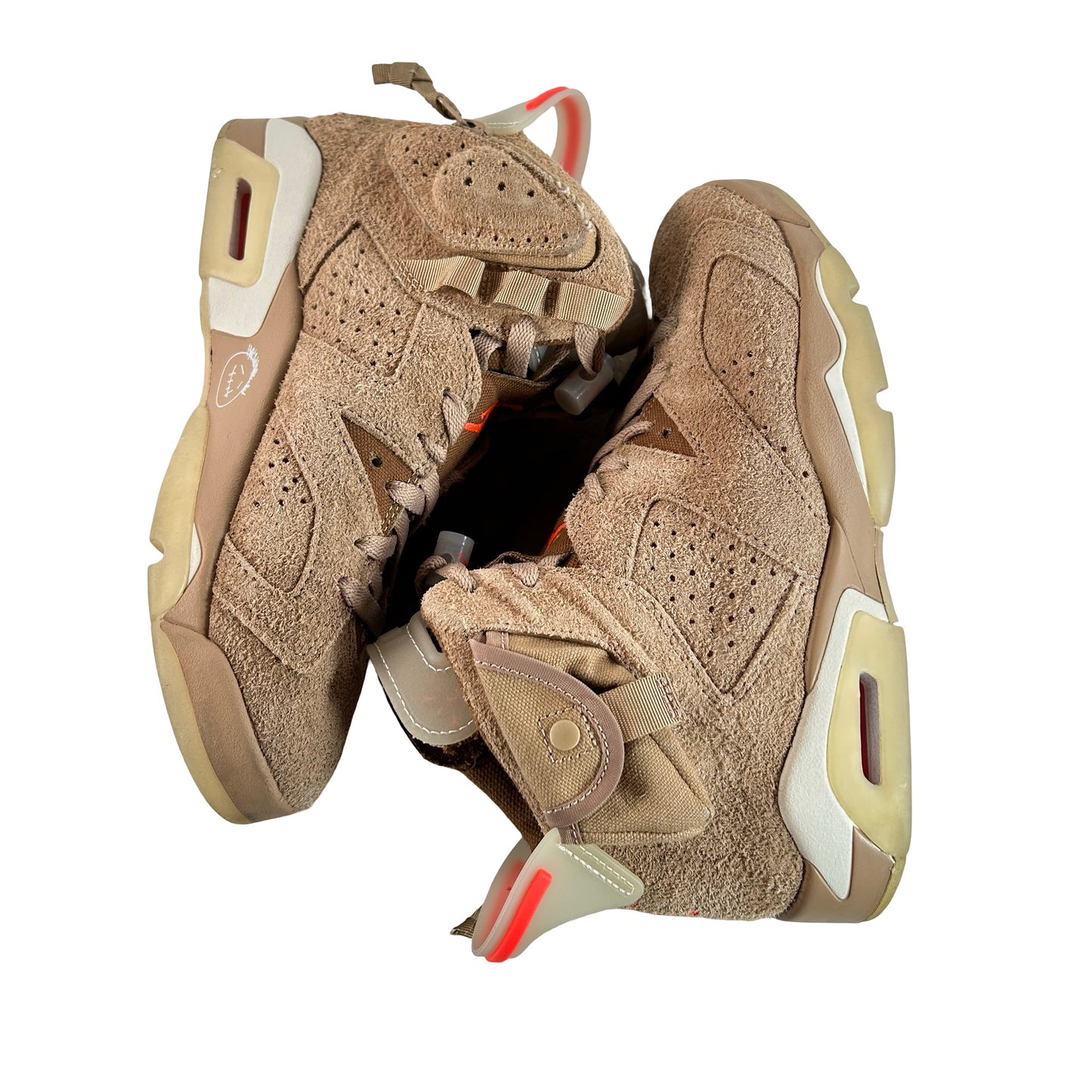 DH0690 200 Jordan 6 Retro Travis Scott British Khaki [USED] - 6 M (Used)