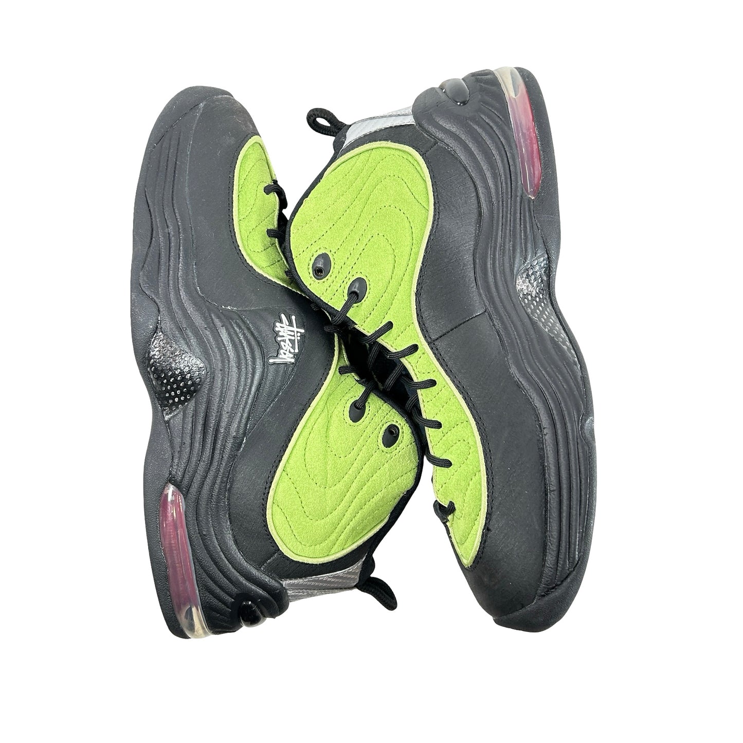 DX6933 300 Nike Air Penny 2 Stussy Vivid Green Black [USED] - 9.5 M (Used)