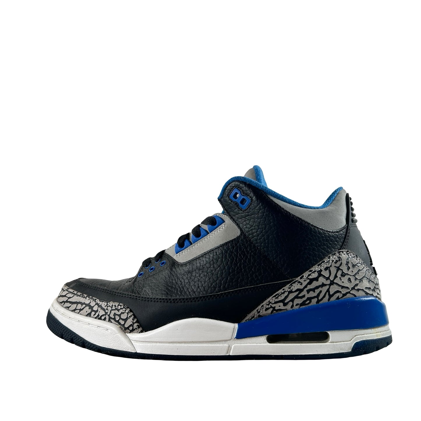 136064 007 Jordan 3 Retro Sport Blue [USED] - 10.5 M (Used2) (Replace Box2)