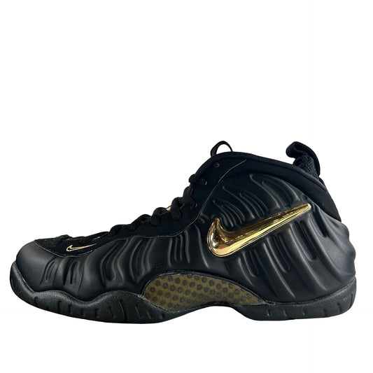 624041 009 Nike Air Foamposite Pro Black Metallic Gold [USED] - 10.5 M (Used)