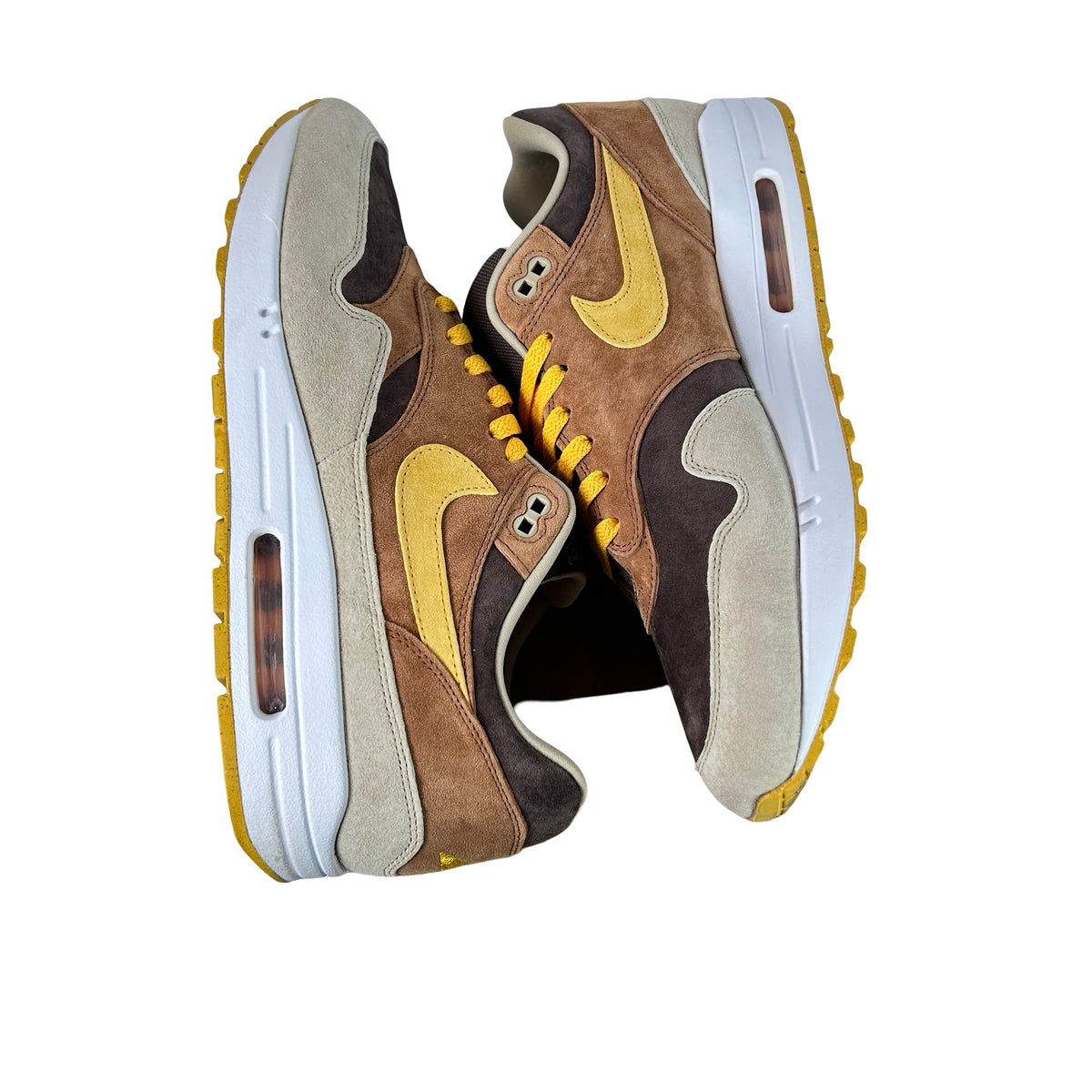 DZ0482 200 Nike Air Max 1 PRM Duck Pecan Yellow Ochre [USED] - 13 M (Used)