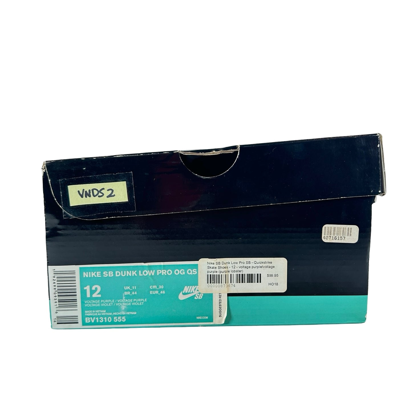 BV1310 555 Nike SB Dunk Low Concepts Purple Lobster [USED] - 12 M (VNDS2)