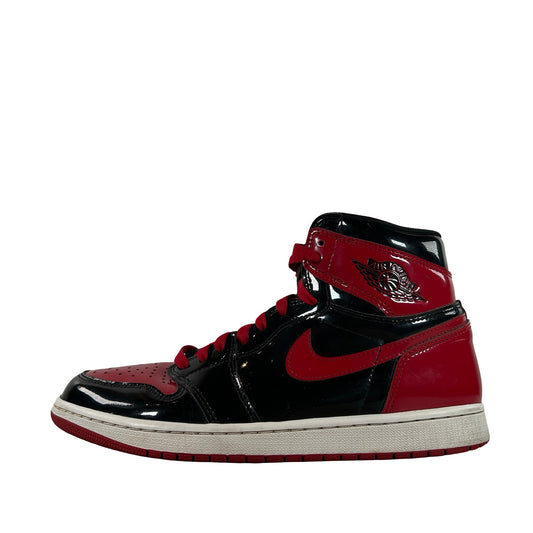 555088 063 Jordan 1 Retro High OG Patent Bred [USED] - 10.5 M (Used3) (No Box3)