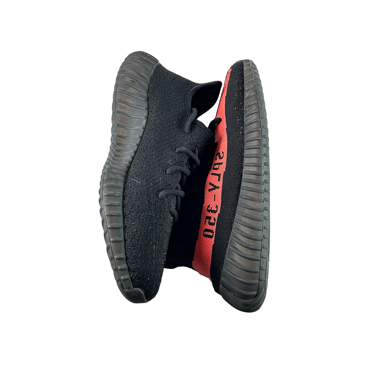 BY9612 Yeezy Boost 350 V2 Core Black Red [USED] - 8 M (Used)