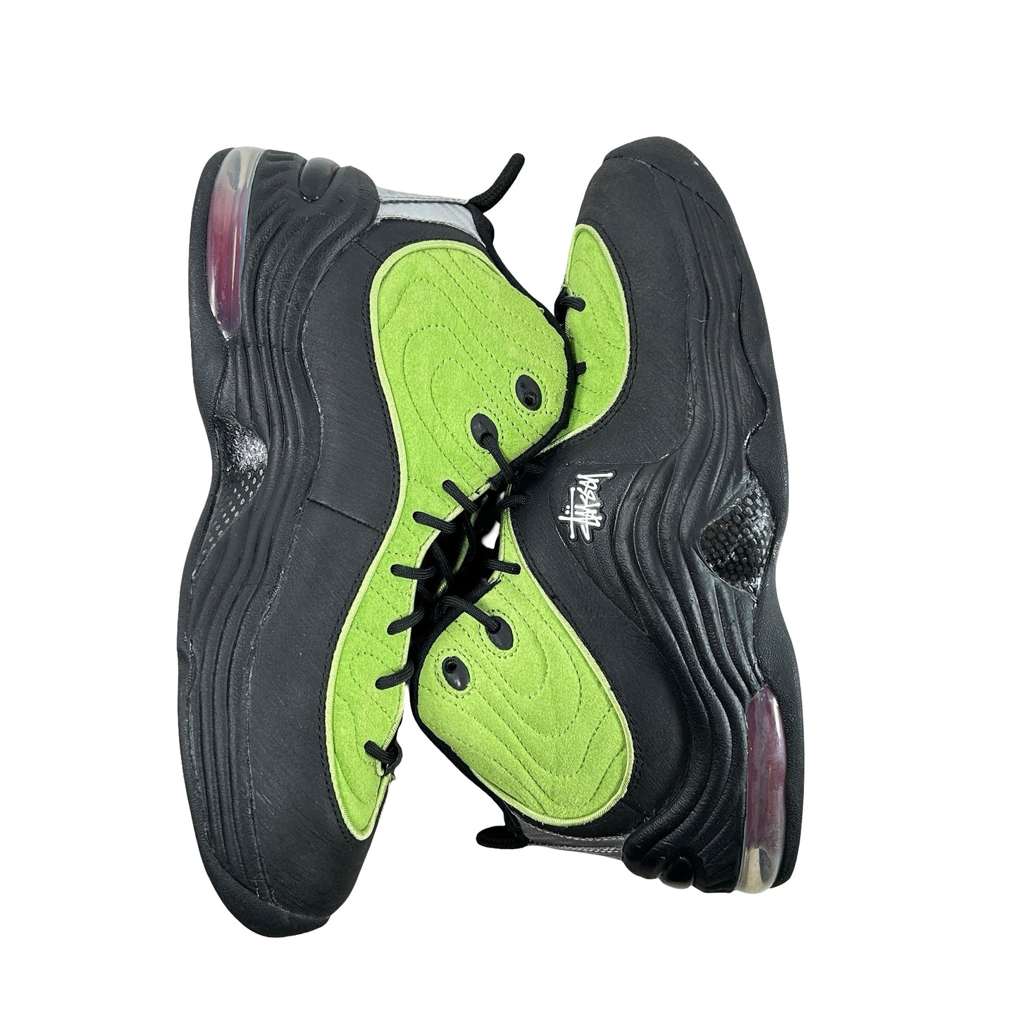 DX6933 300 Nike Air Penny 2 Stussy Vivid Green Black [USED] - 9.5 M (Used)