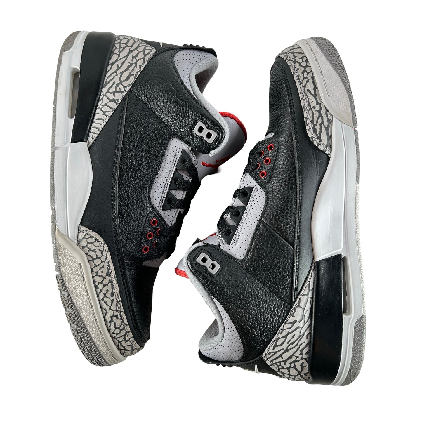 854262 001 Jordan 3 Retro Black Cement (2018) [USED] - 9.5 M (Used7)
