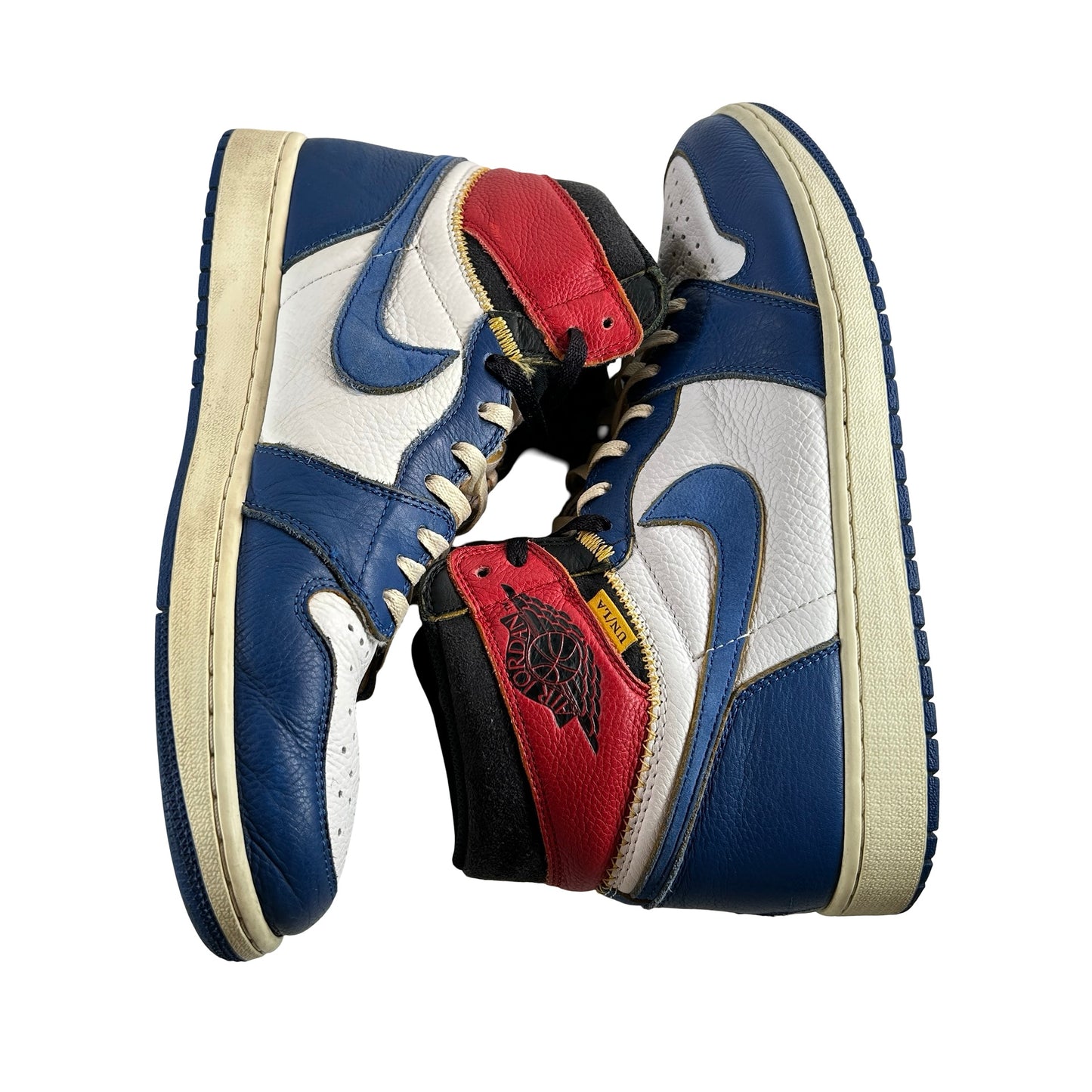 BV1300 146 Jordan 1 Union Storm Blue Toe [USED] - 13 M (Used)