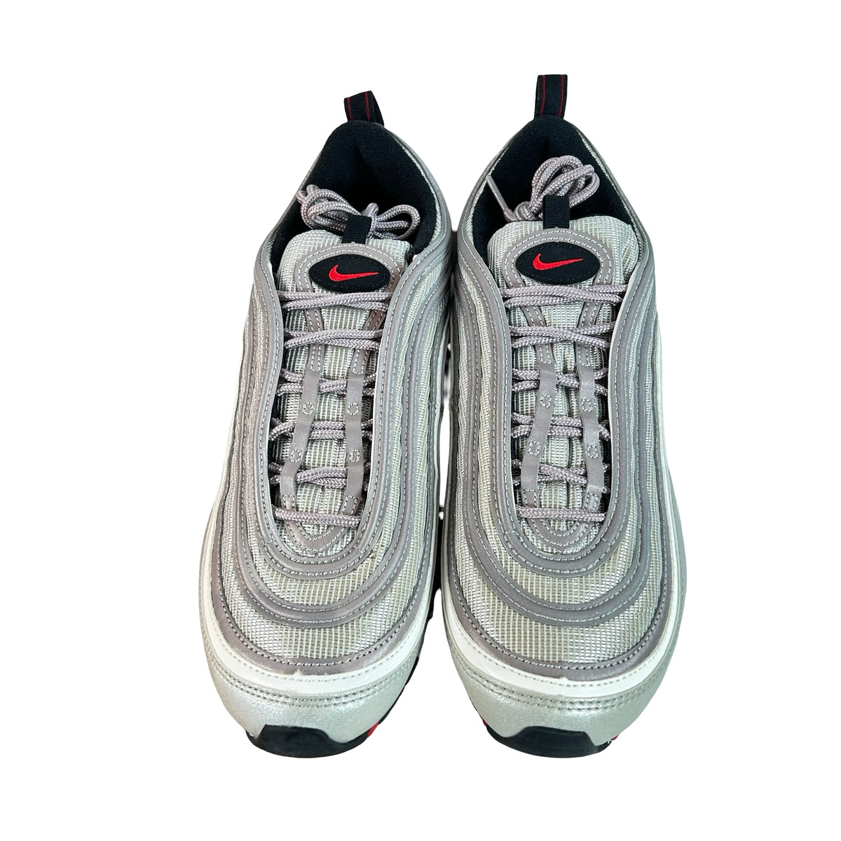 884421 001 Nike Air Max 97 Silver Bullet (2016/2017) - 10 M (Yellowing)