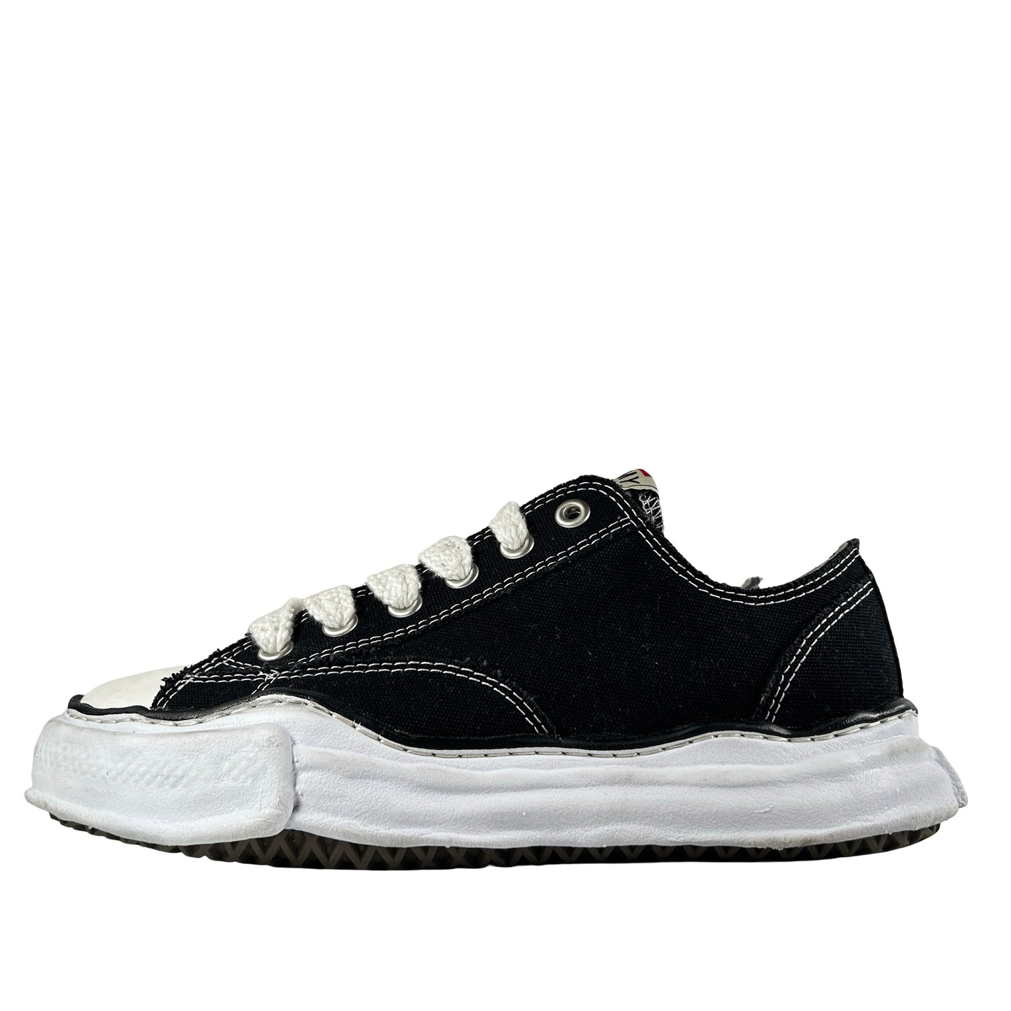 A01FW702 BLK Maison Mihara Yasuhiro Peterson OG Sole Canvas Low Black [USED] - 42 EU (Used2)