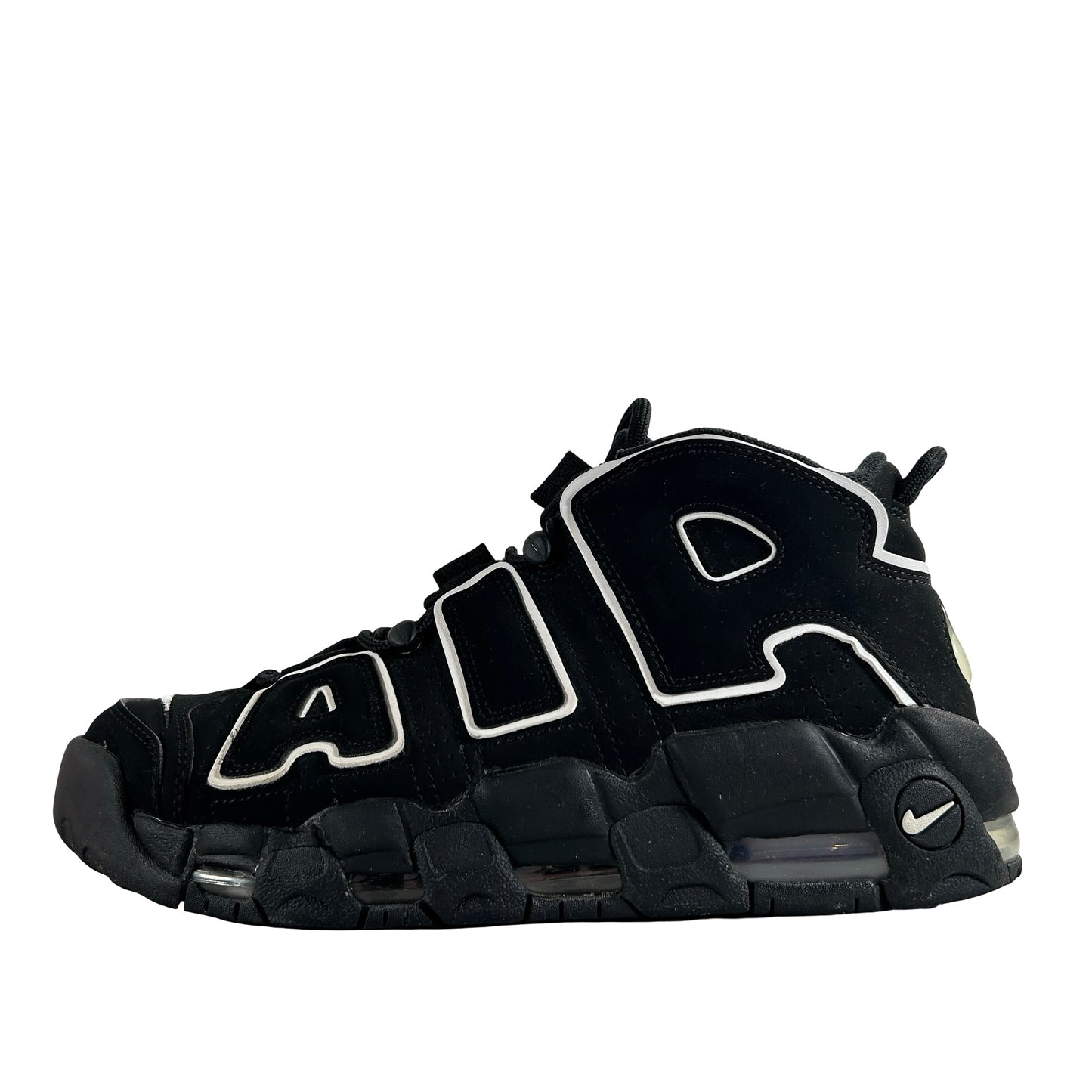 414962 002 Nike Air More Uptempo Black White [USED] - 8 M (Used2)