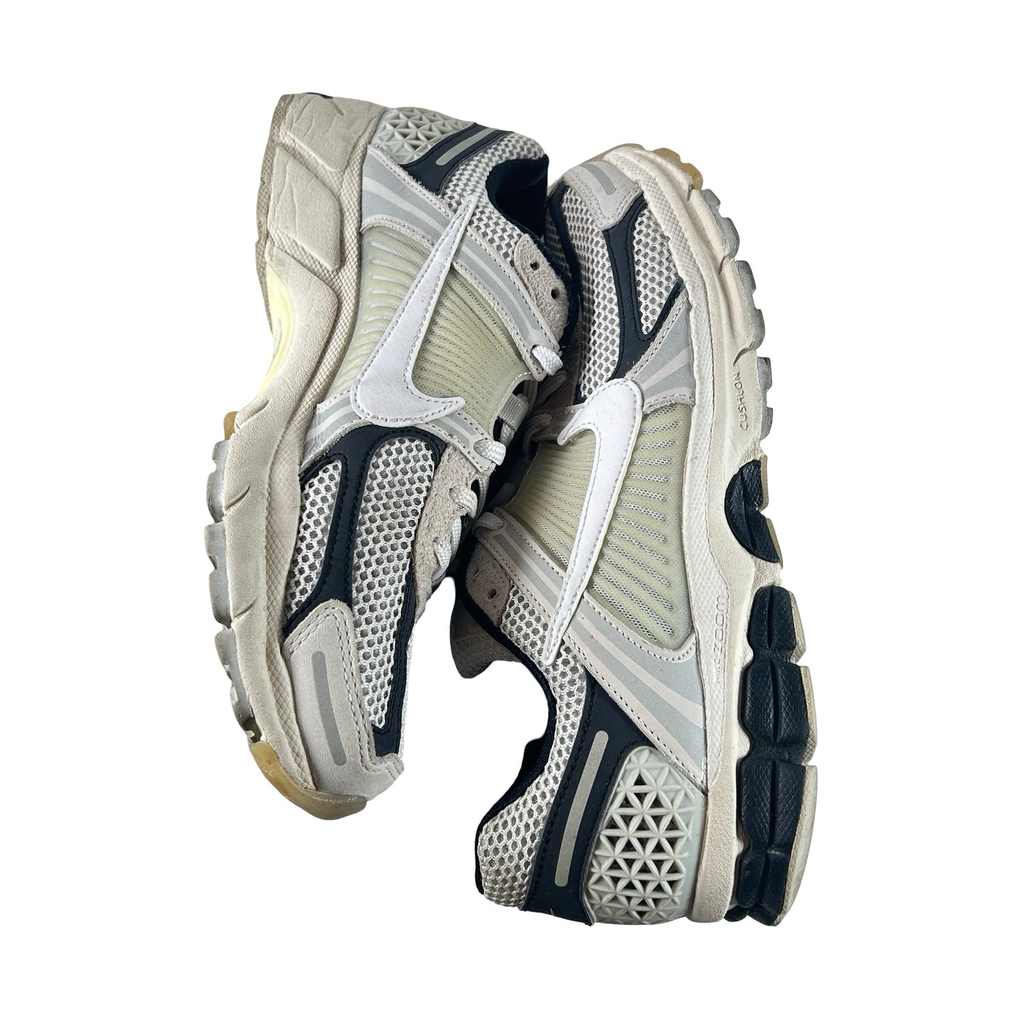FN7649 110 Nike Zoom Vomero 5 Supersonic Light Bone Black [USED] - 8 M (Used) (No Box)
