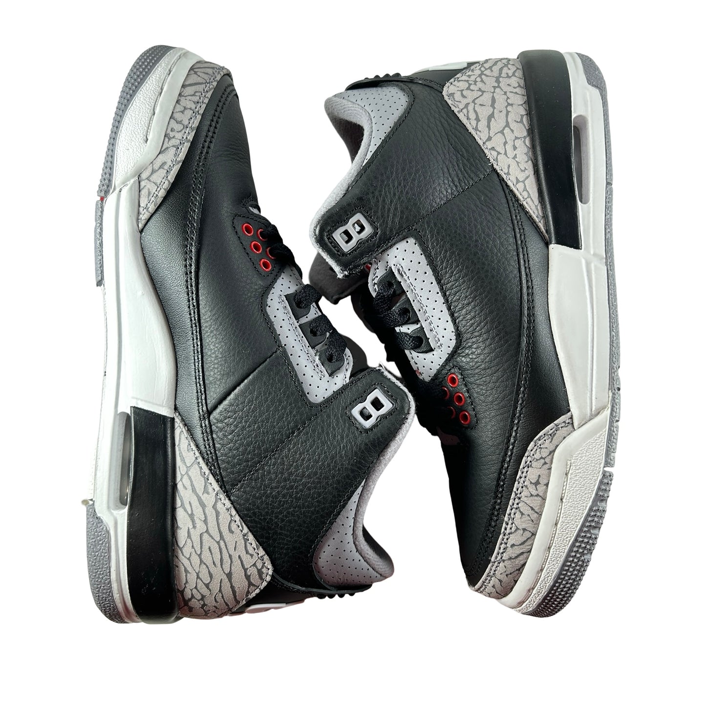 DM0967 010 Jordan 3 Retro Black Cement (2024) (GS) [USED] - 5Y (Used)