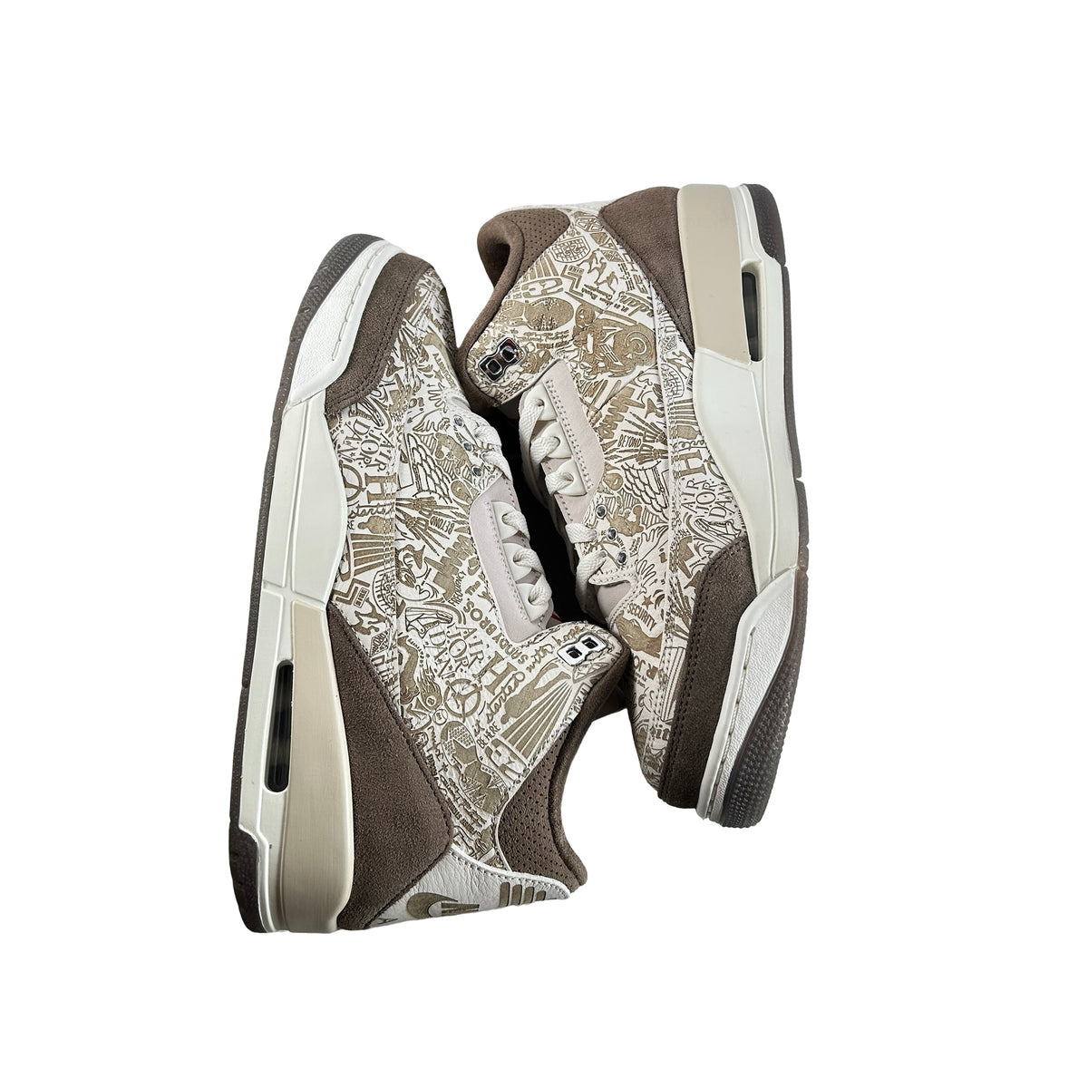 JA1369 001 Air Jordan 3 Retro Laser Palomino [USED] - 9 M (Used)