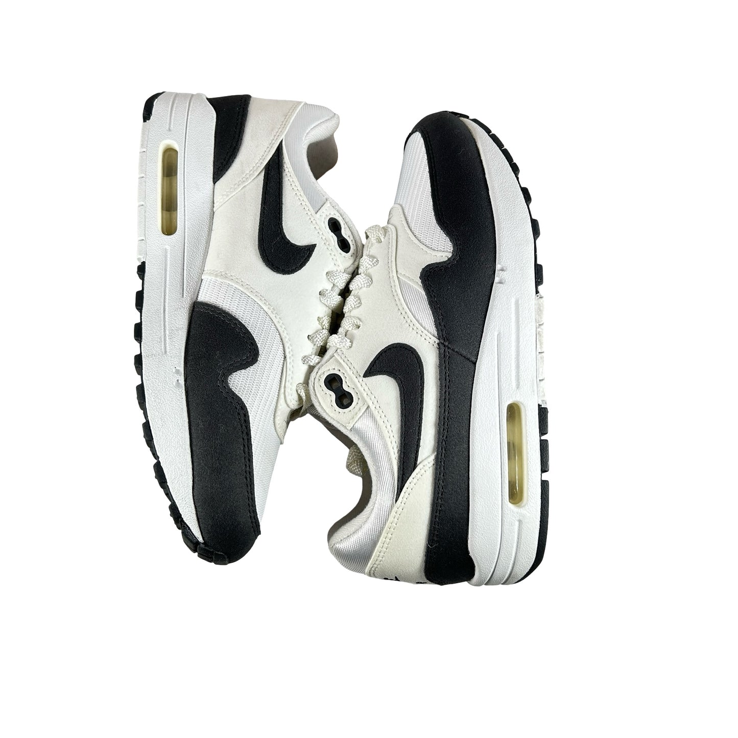 DZ2628 102 Nike Air Max 1 White Black Neutral Grey (Women's) [USED] - 7 W (Used)