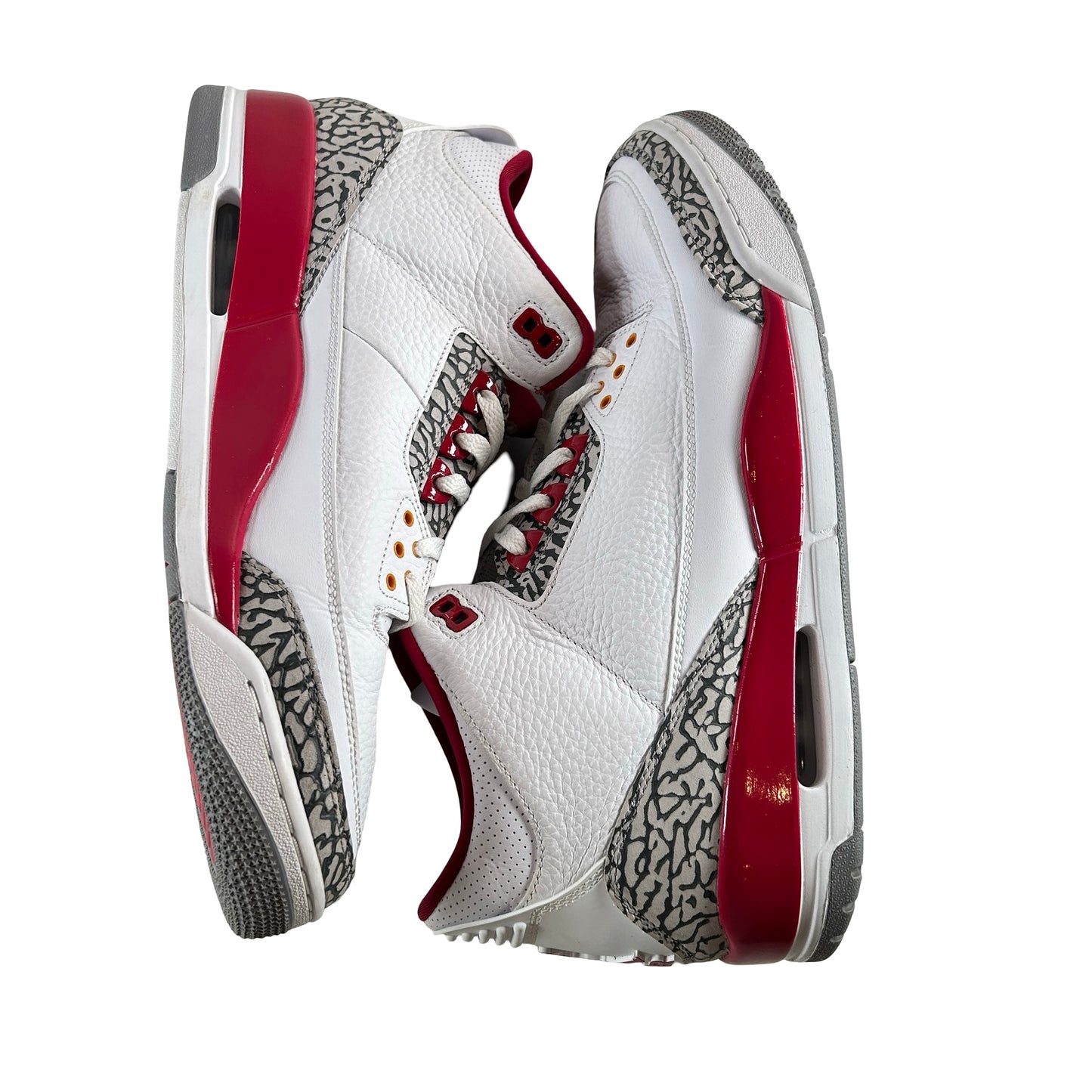 CT8532 126 Jordan 3 Retro Cardinal Red [USED] - 13 M (Used) (No Box)
