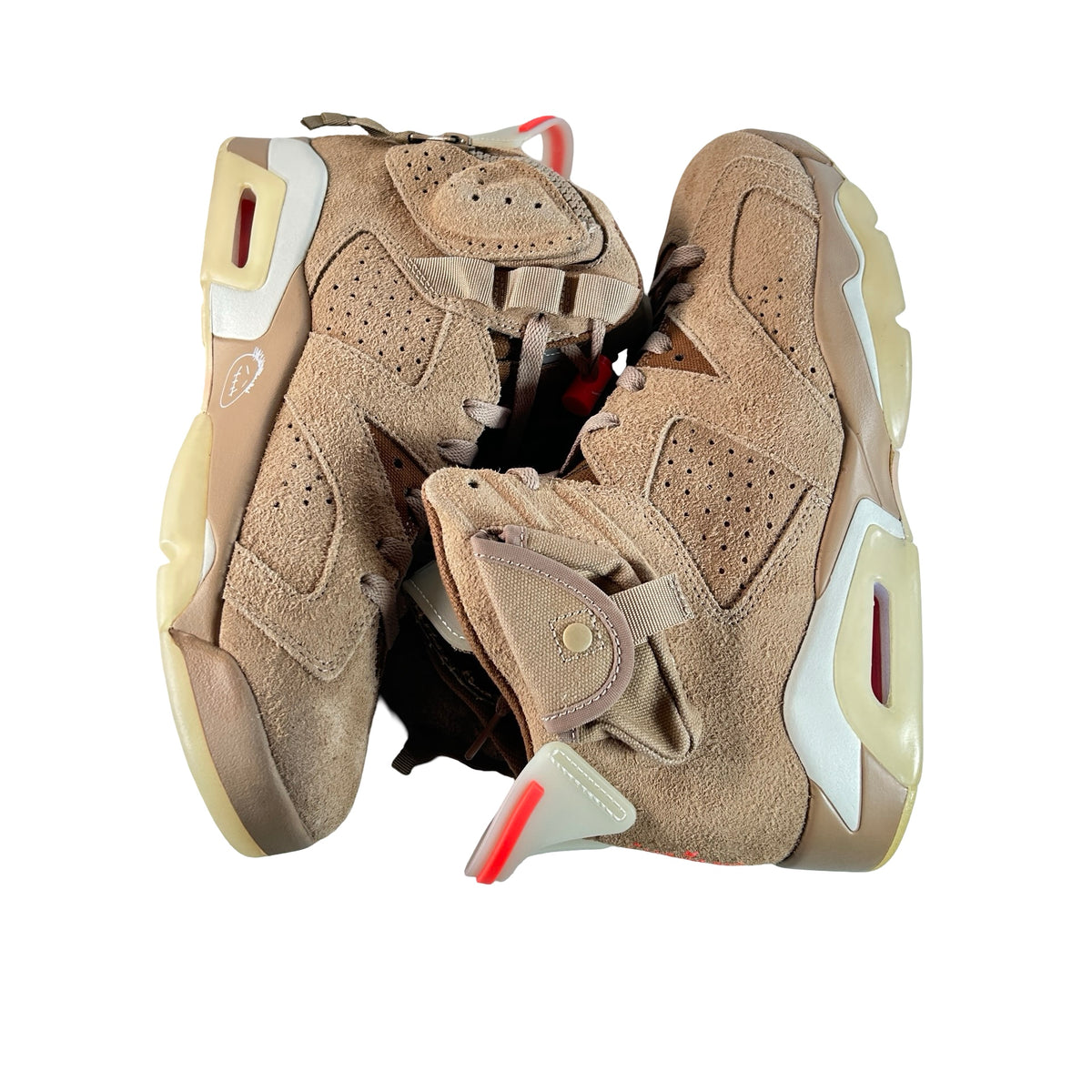 DH0690 200 Jordan 6 Retro Travis Scott British Khaki [USED] - 9.5 M (Used6)
