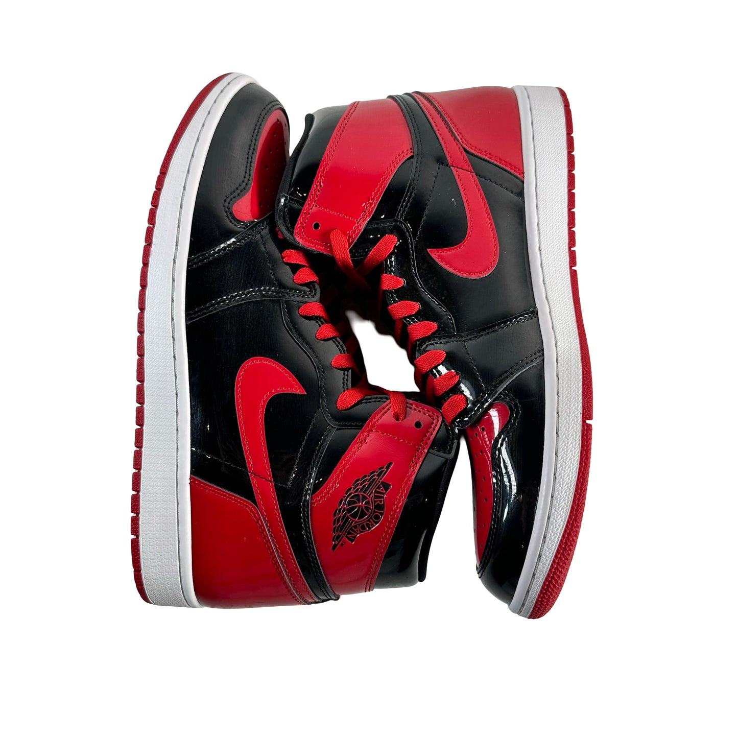555088 063 Jordan 1 Retro High OG Patent Bred [USED] - 11 M (Used9)