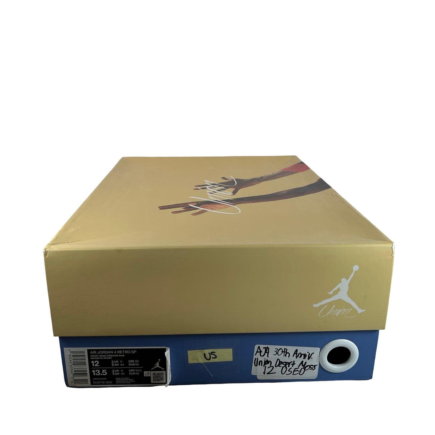 DJ5718 300 Jordan 4 Union Desert Moss [USED] - 12 M (Used5)