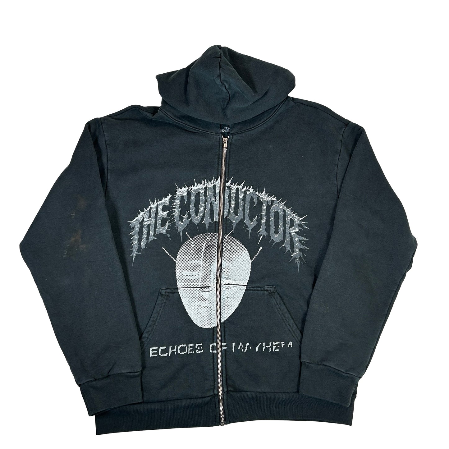 Travis Scott x Cactus Jack Coachella (2025) Conductor Zip Up Hoodie [USED] - L (Used)