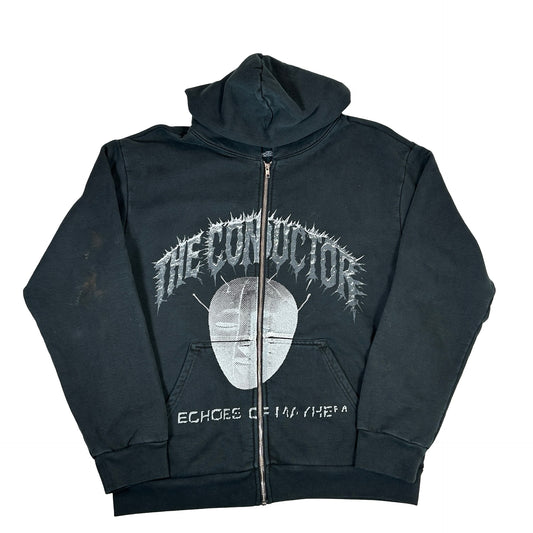 Travis Scott x Cactus Jack Coachella (2025) Conductor Zip Up Hoodie [USED] - L (Used)