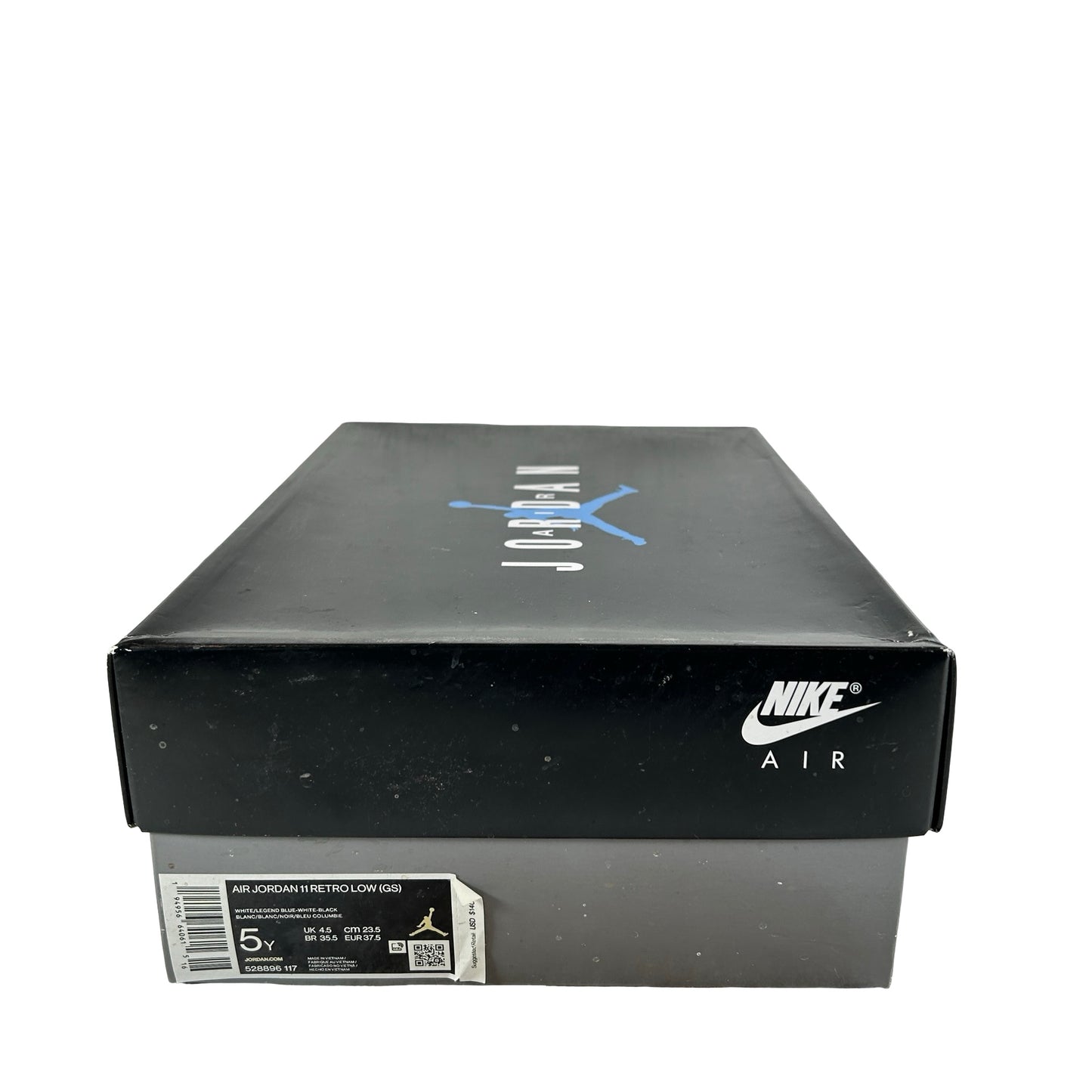 528896 117 Jordan 11 Retro Low Legend Blue (GS) [USED] - 5 Y (Used)