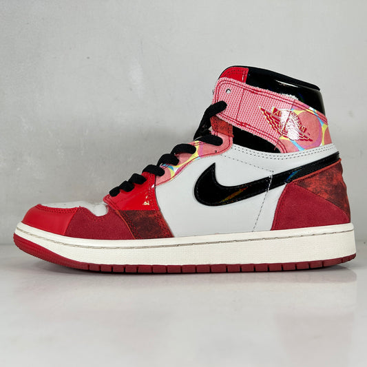 DV1748 601 Jordan 1 Hi Spider-Man Across the Spider-Verse [USED] - 9.5 M (Used2)