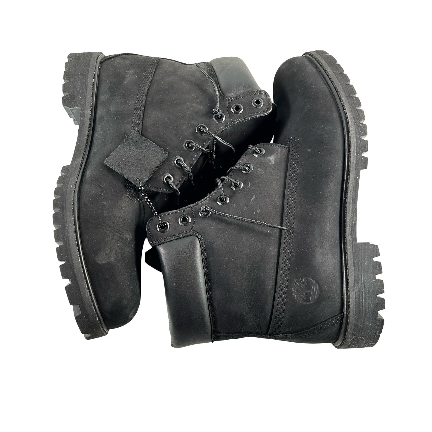 TB010073 Timberland 6" Boot Black Nubuck Premium [USED] - 12 M (Used)