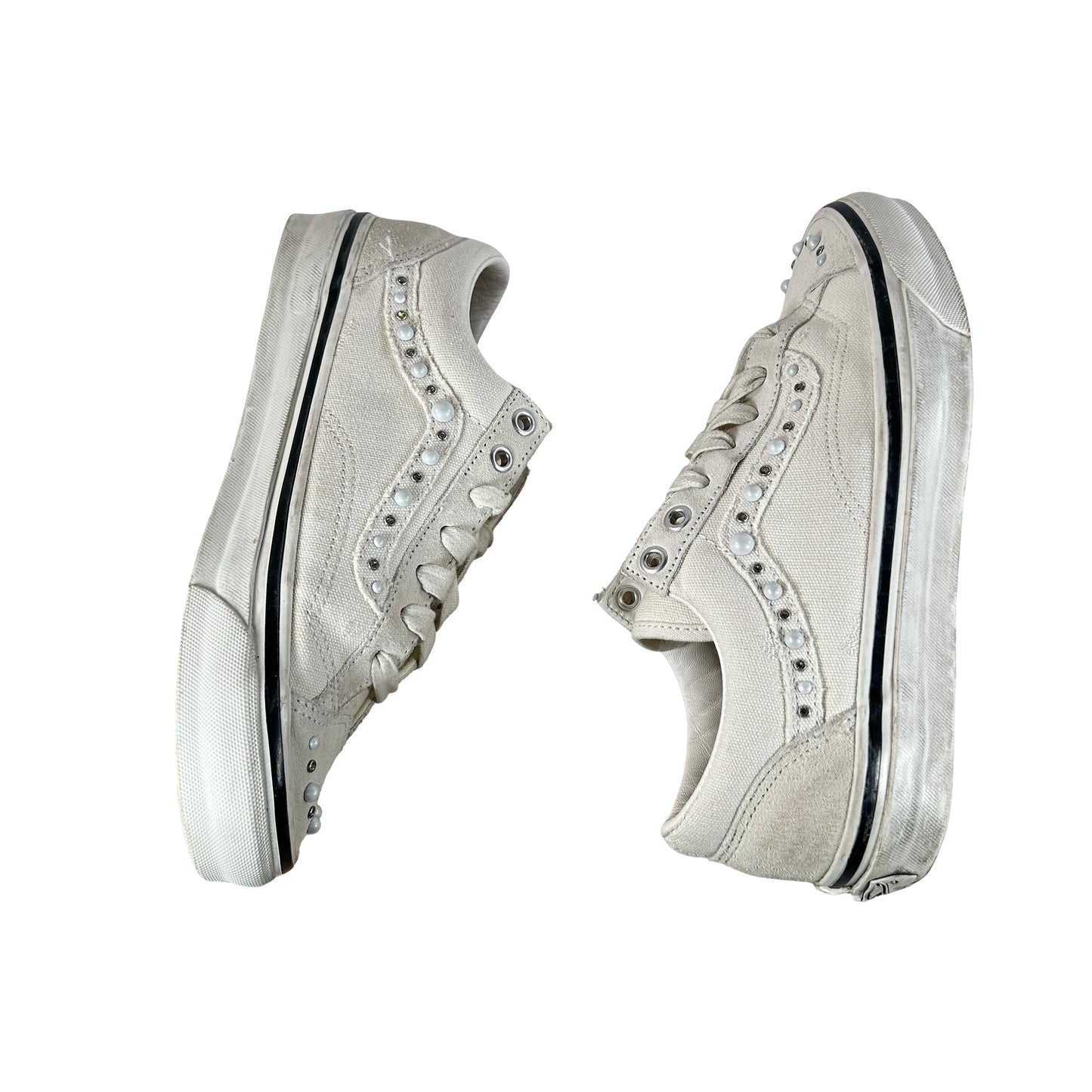 VN000E8VCCZ Vans OTW Old Skool 36 Pearlized Pack Marshmallow [USED] - 6 M (Used2)