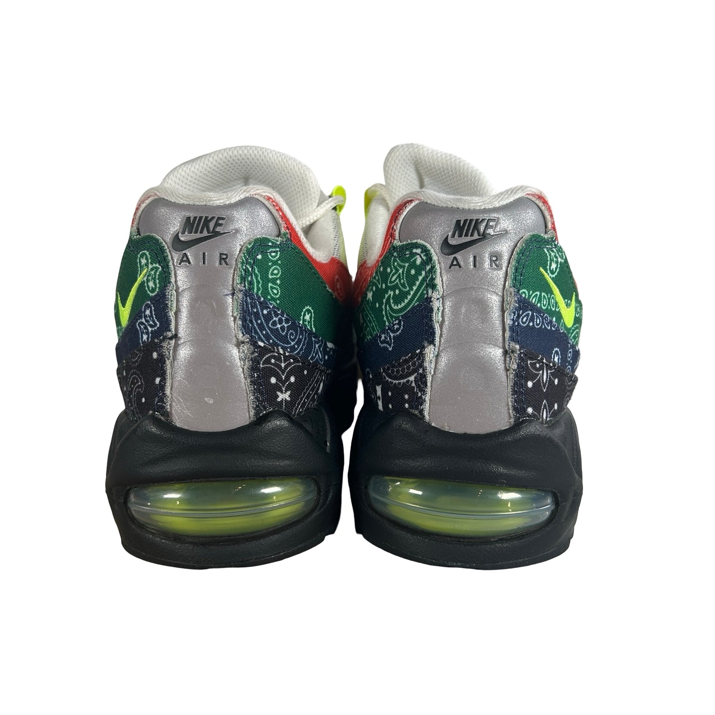 IQ0620 100 Nike Air Max 95 OG Big Bubble Neon Paisley Bandana [USED] - 9 M (Used2)