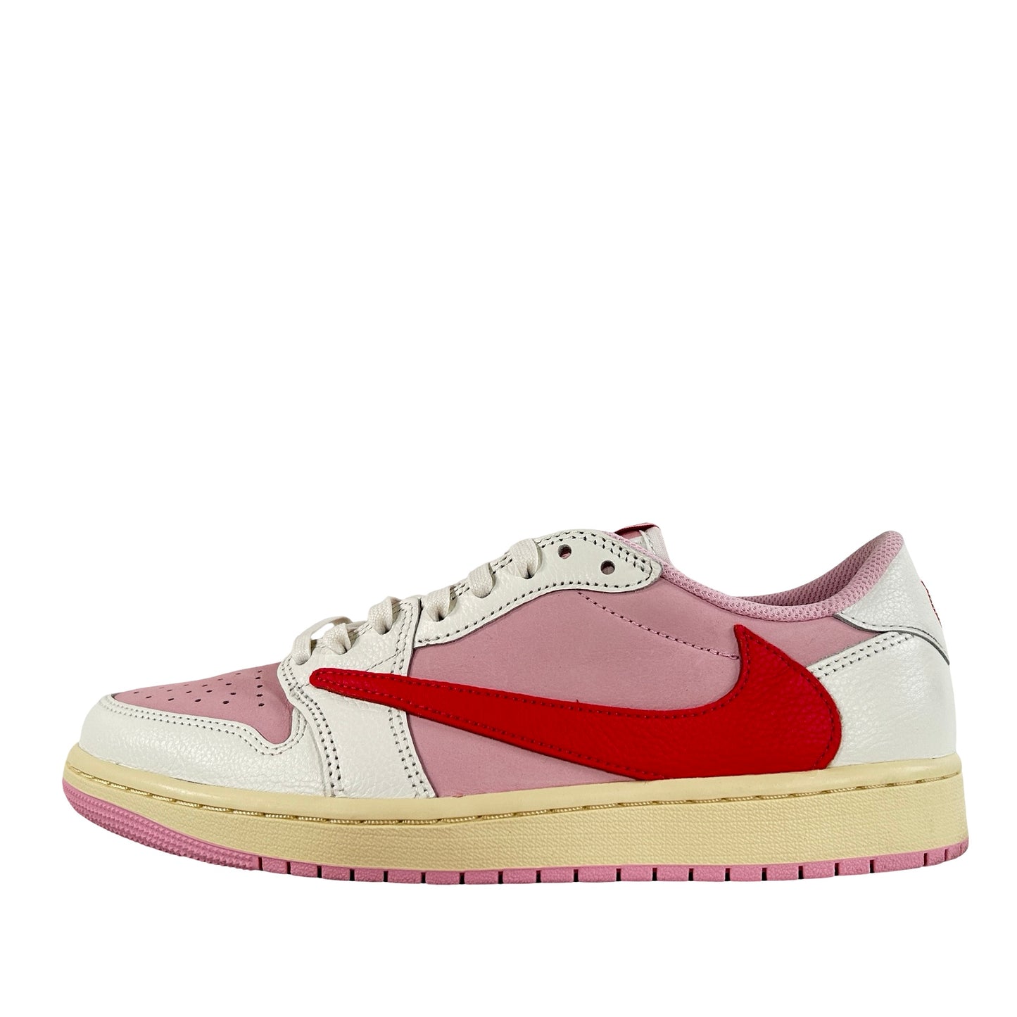 IQ7604 101 Jordan 1 Retro Low OG SP Travis Scott Sail Tropical Pink [USED] - 9 M (Used2)