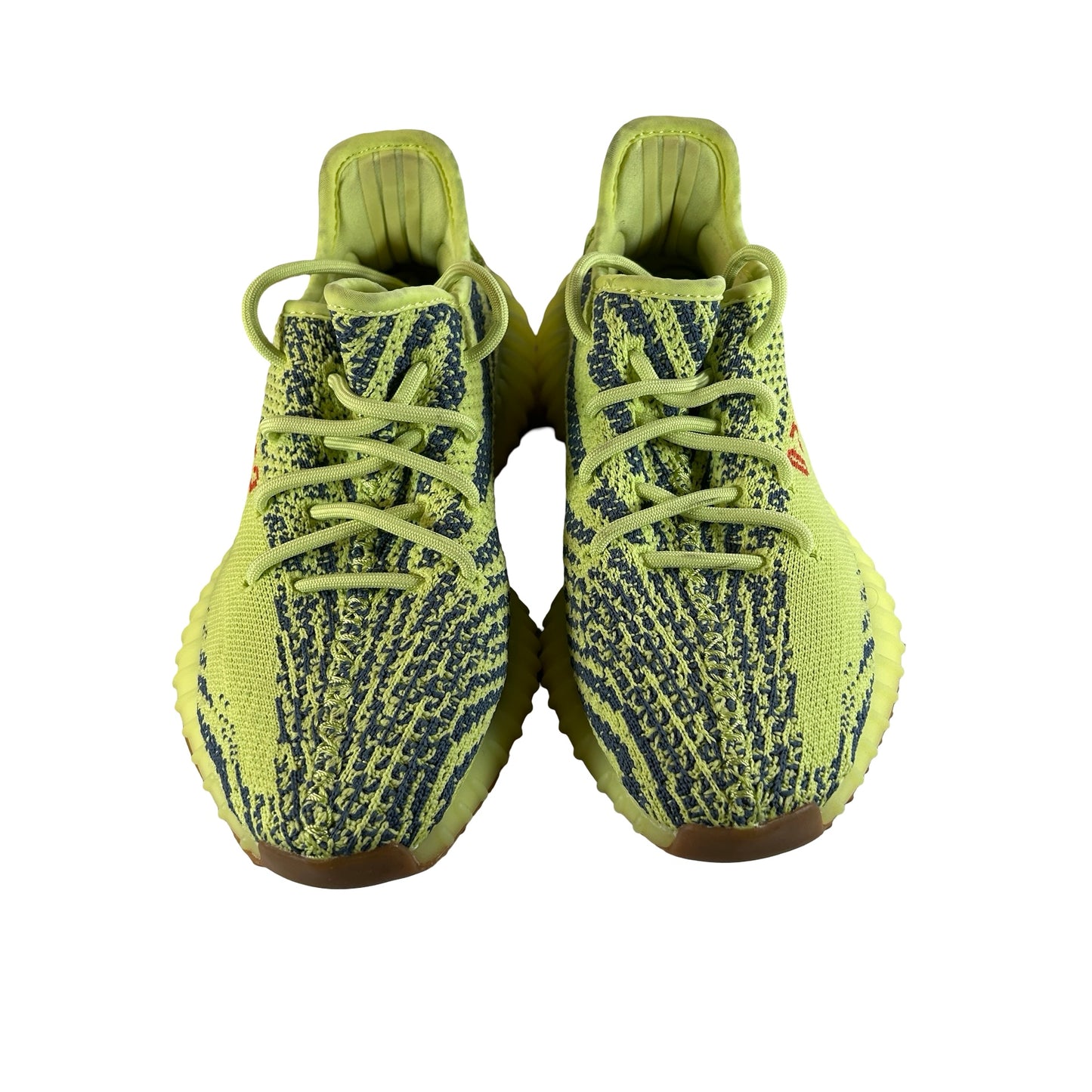 B37572 adidas Yeezy Boost 350 V2 Semi Frozen Yellow [USED] - 5 M (Used)